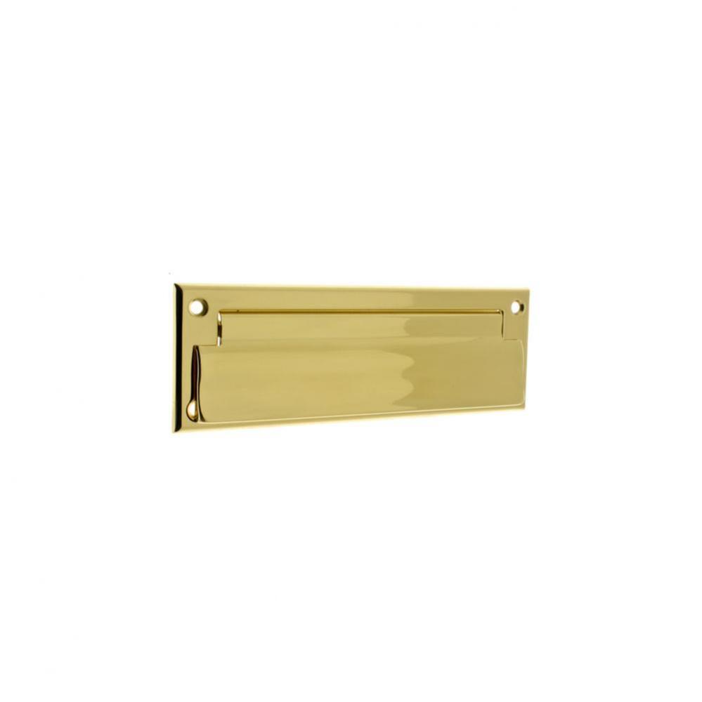 Letter Mail Plate Front Only Polished Brass