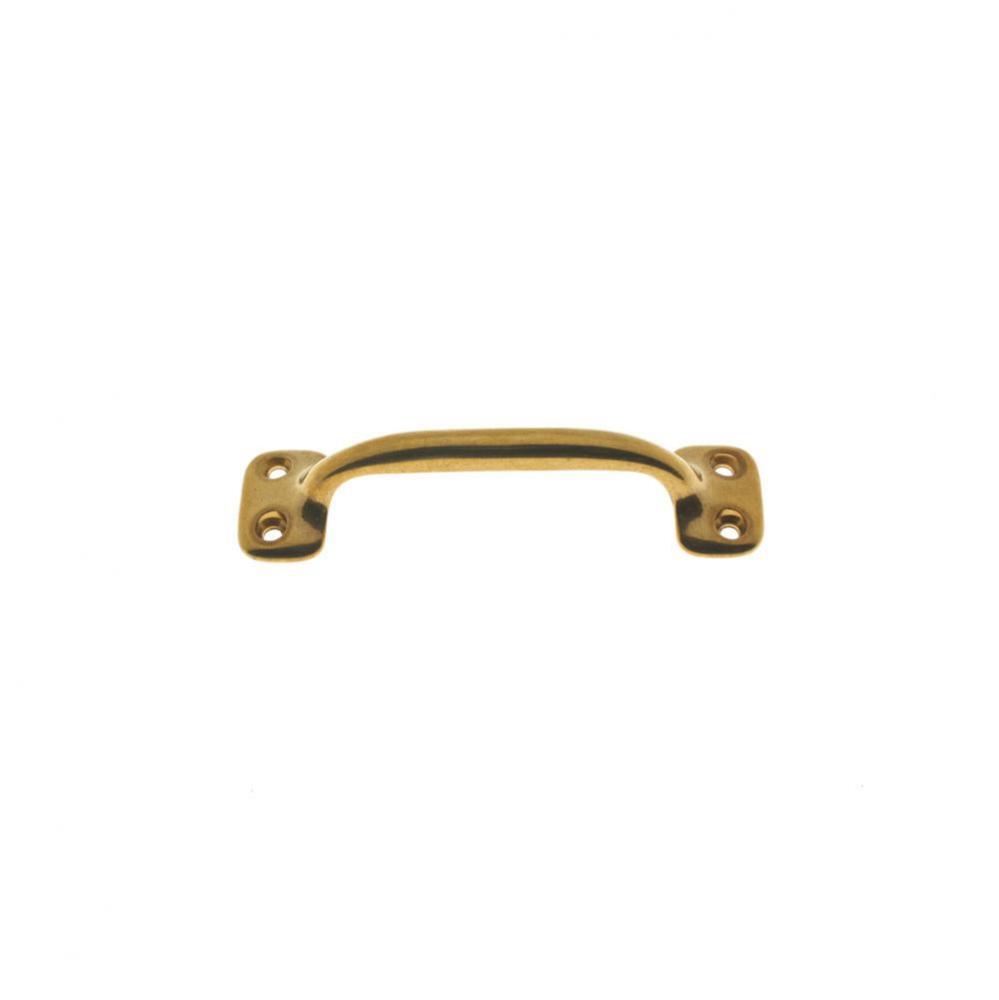 4'' C/C Bar Lift/Door Pull Polished Brass No Lacquer