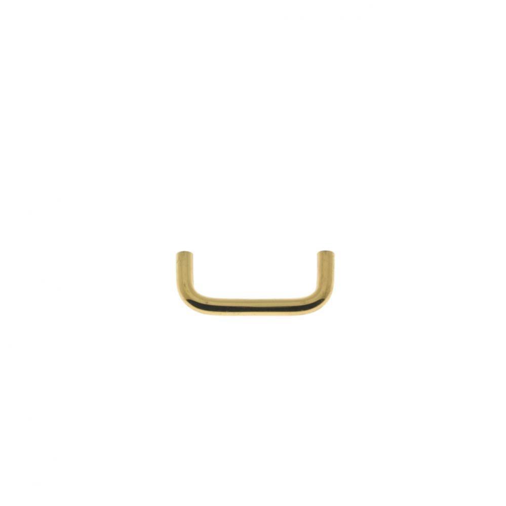 2-1/2'' Wire Pull Polished Brass