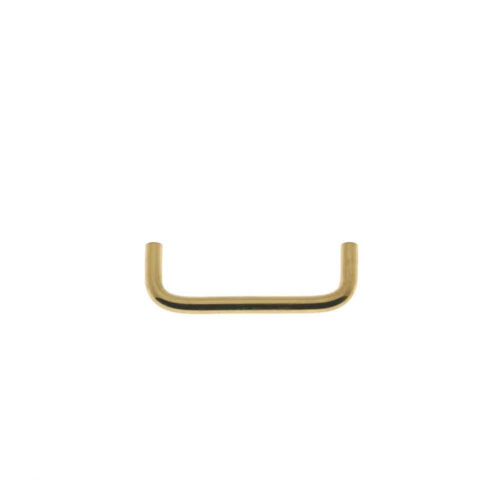 3-1/2'' Wire Pull Polished Brass