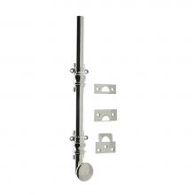 Idh 11200-026 - 8'' Ornamental Bolt 11/16'' Dia. W/ 2'' Barrel Guide/Round Knob Poli