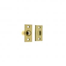 Idh 12010-003 - Narrow Square Roller Ball Catch Polished Brass
