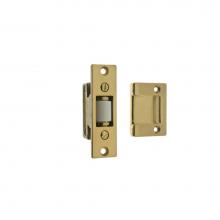 Idh 12017-003 - Heavy Duty Silent Roller Latch W/ Rectangle Polished Brass
