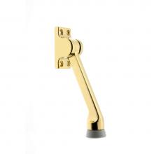 Idh 13102-003 - 5-1/2'' Projection Square Kickdown Stop Polished Brass
