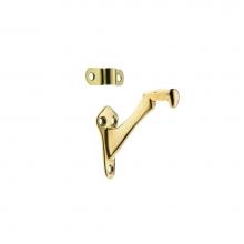 Idh 18014-003 - Hand Rail Bracket (Tapered Base) Polished Brass