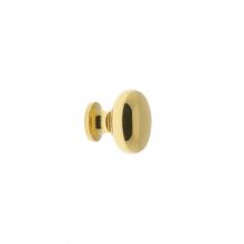 Idh 21196-003 - 1'' Round Knob Polished Brass
