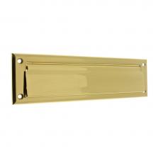Idh 22121-003 - Magazine Mail Plate Front Only Polished Brass