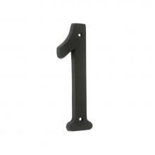 Idh 23201-10B - 6'' Cast Solid Brass Number: #1 Oil-Rubbed Bronze