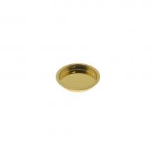 Idh 25420-003 - 2-1/8'' Diameter Round Flush Pull Polished Brass