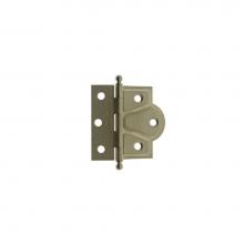 Idh 80001-015 - Solid Brass 2-1/2'' X 2-3/4'' Combo Mortise/Surface Offset Hinge Ball Finials