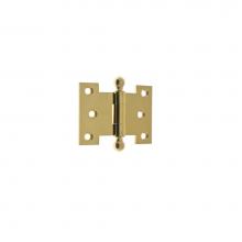 Idh 80253-003 - Solid Brass 2-1/2'' X 3-1/2'' Parliament Hinge W/ Ball Finials (Pair) Polished