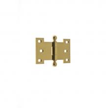 Idh 80254-003 - Solid Brass 2-1/2'' X 4'' Parliament Hinge W/ Ball Finials (Pair) Polished Bra