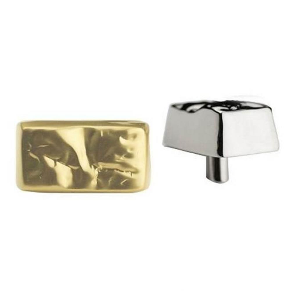 Crumple Pull - Large In Polished Nickel