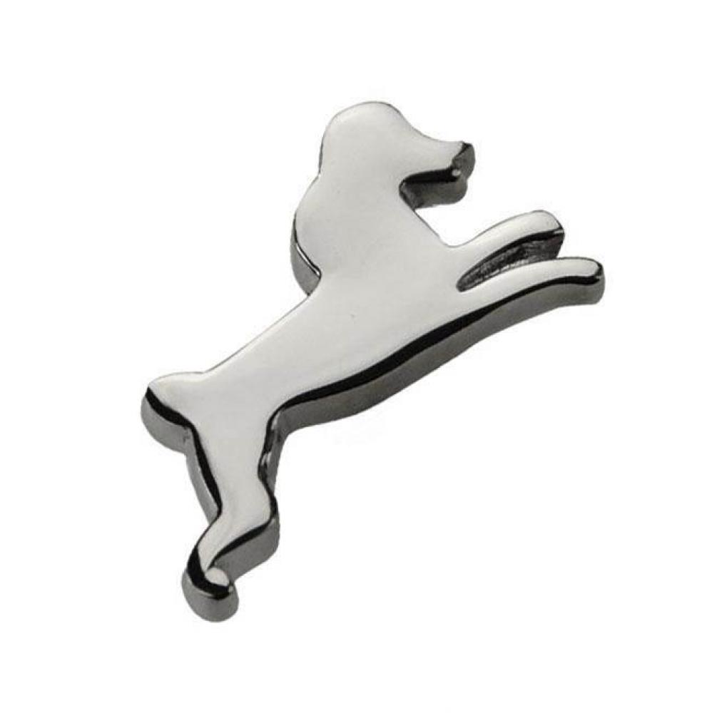 Lf Poodle Dog Pull In Nickel