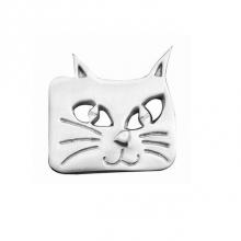 Lisa Jarvis SC17B - Square Cat Pull  In Brass
