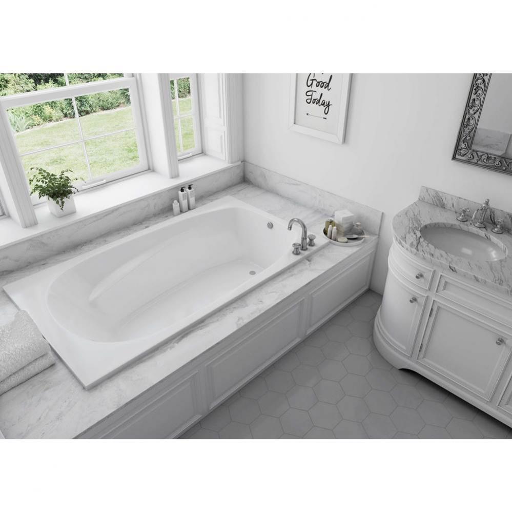 White Hudson 6 Drop In Bath