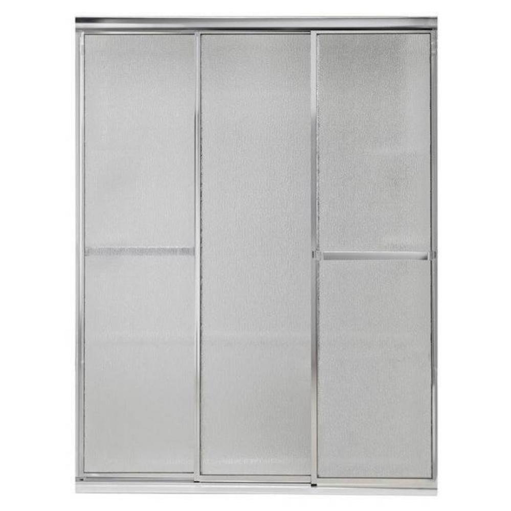 TD41 Tri Panel Door Plain Silver