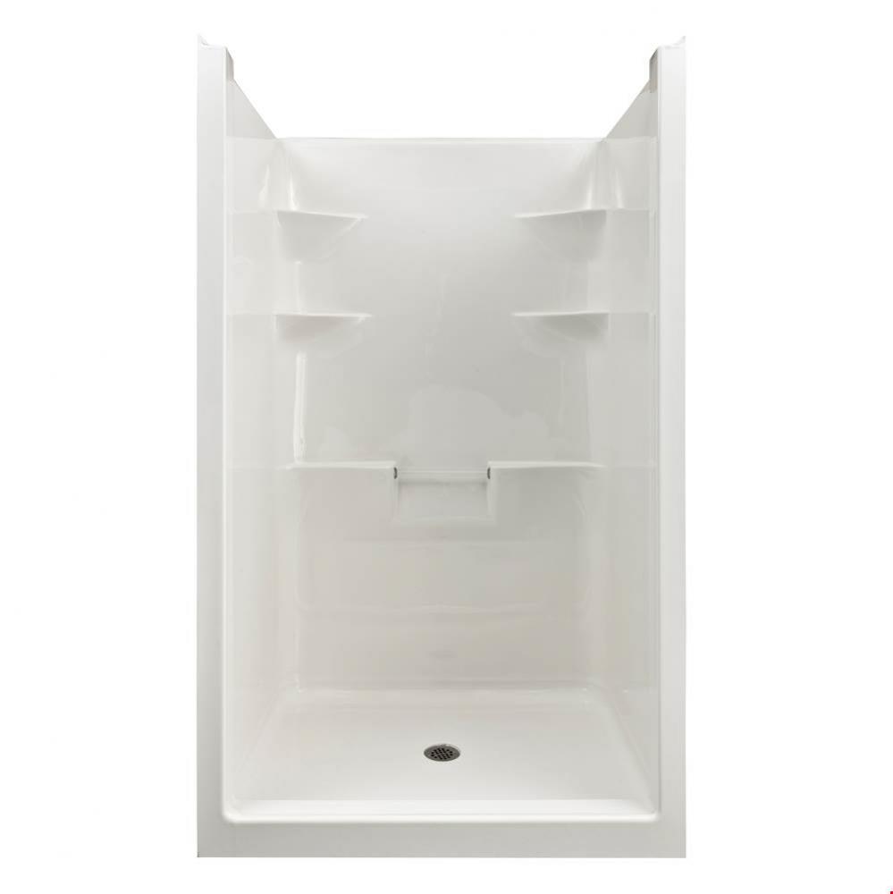 Biscuit Melrose 4 Shower Stall with seat