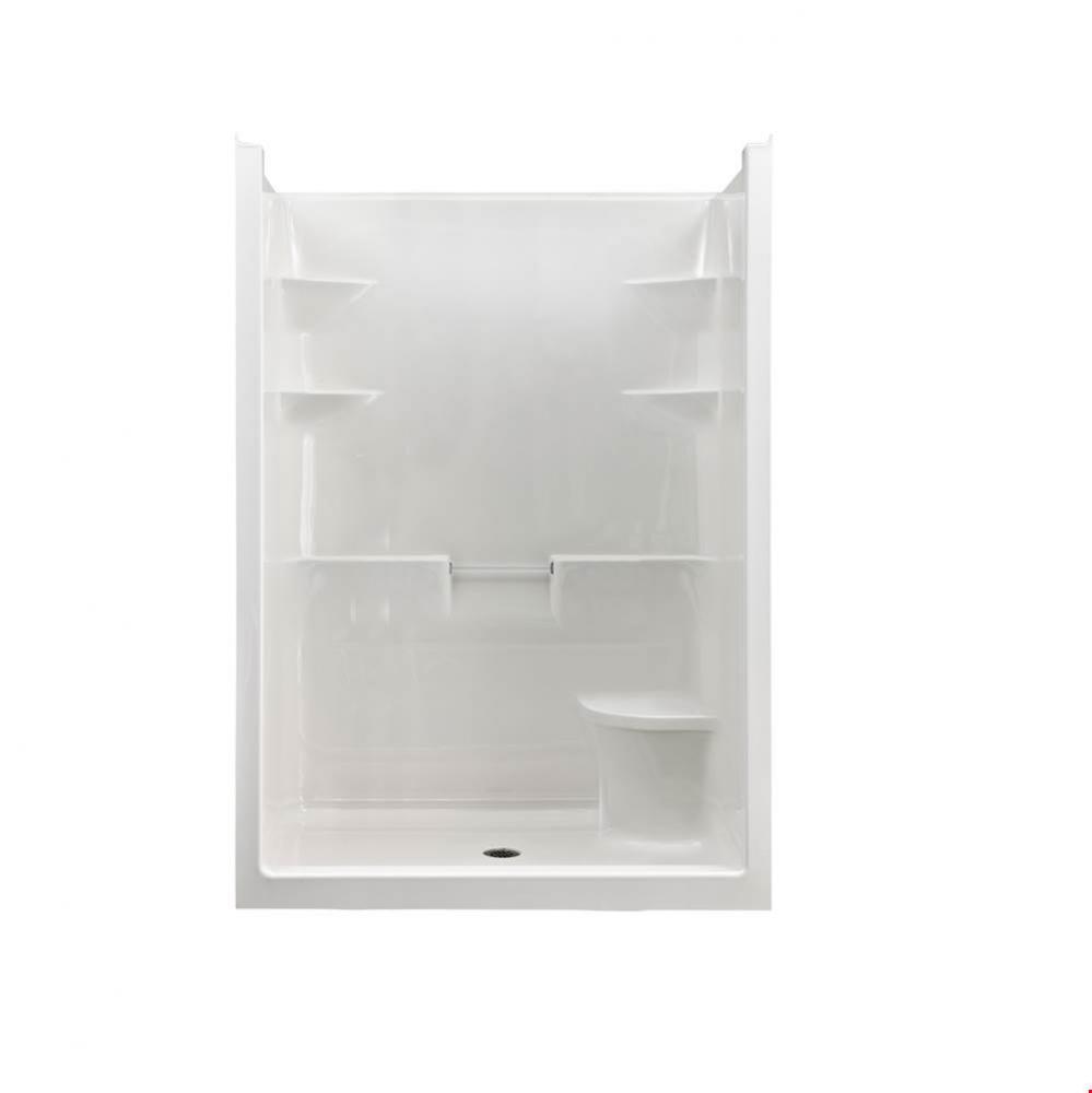 Biscuit Melrose 5 Shower Stall with seat