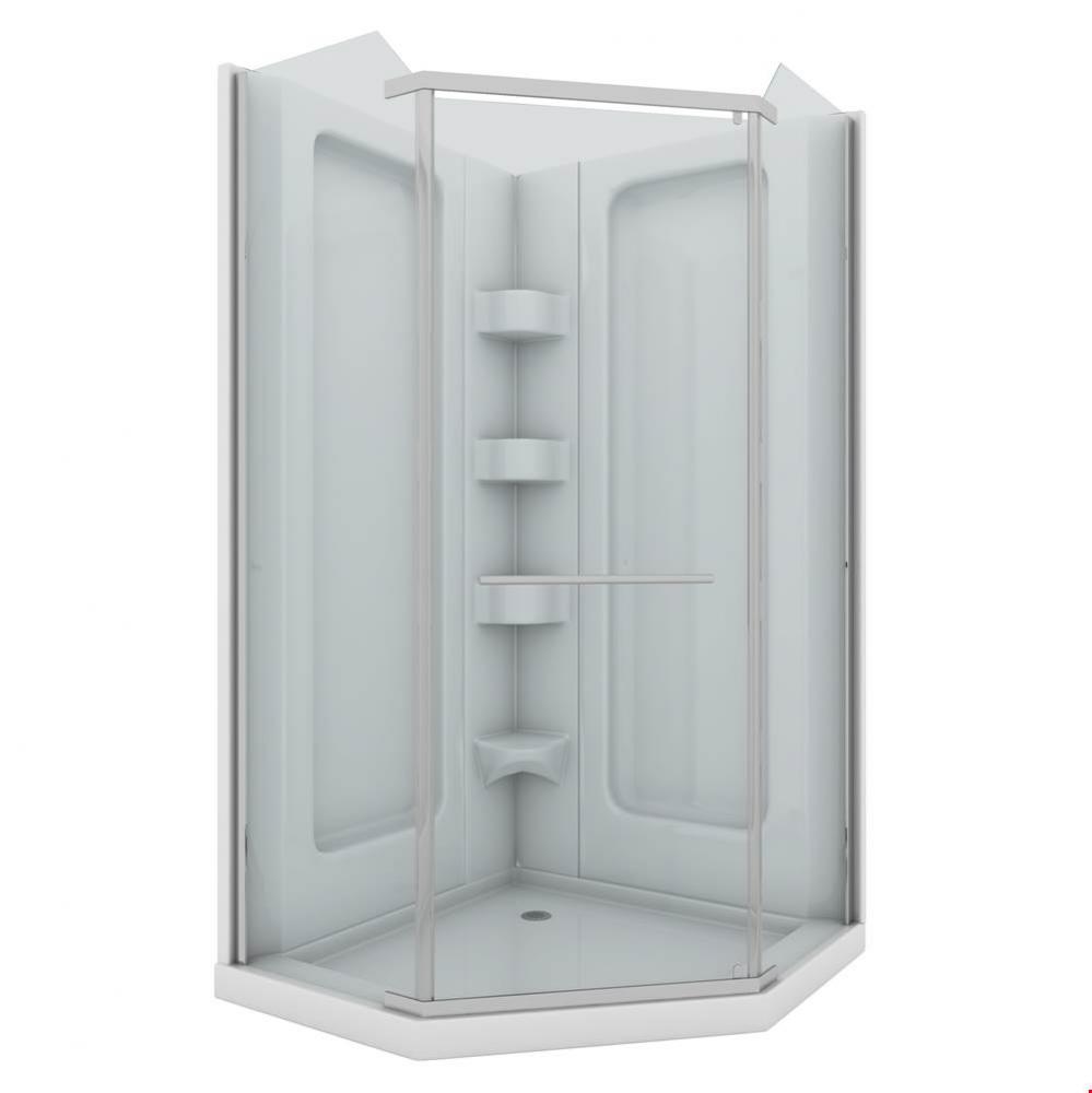 Biscuit Sorrento 38'' Neo Angle Shower 2-Pk