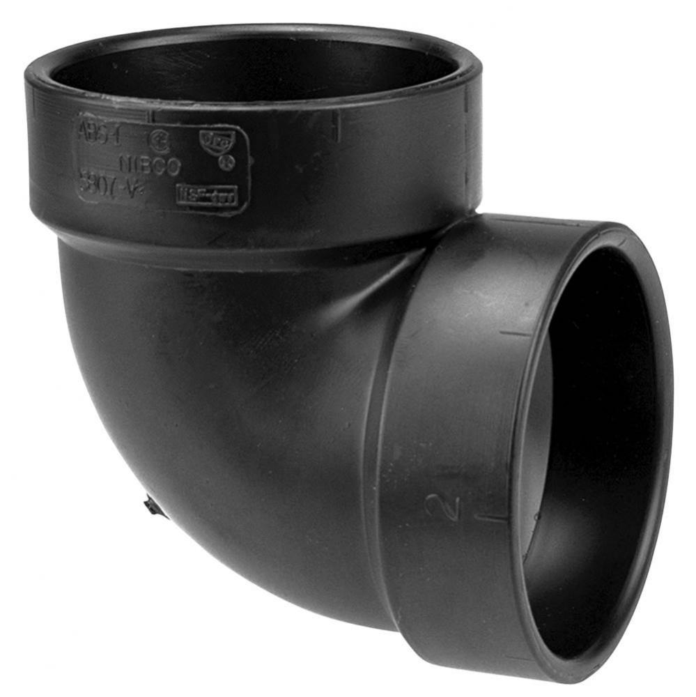 5807V 11/2 HXH 90 VENT ELBOW ABS