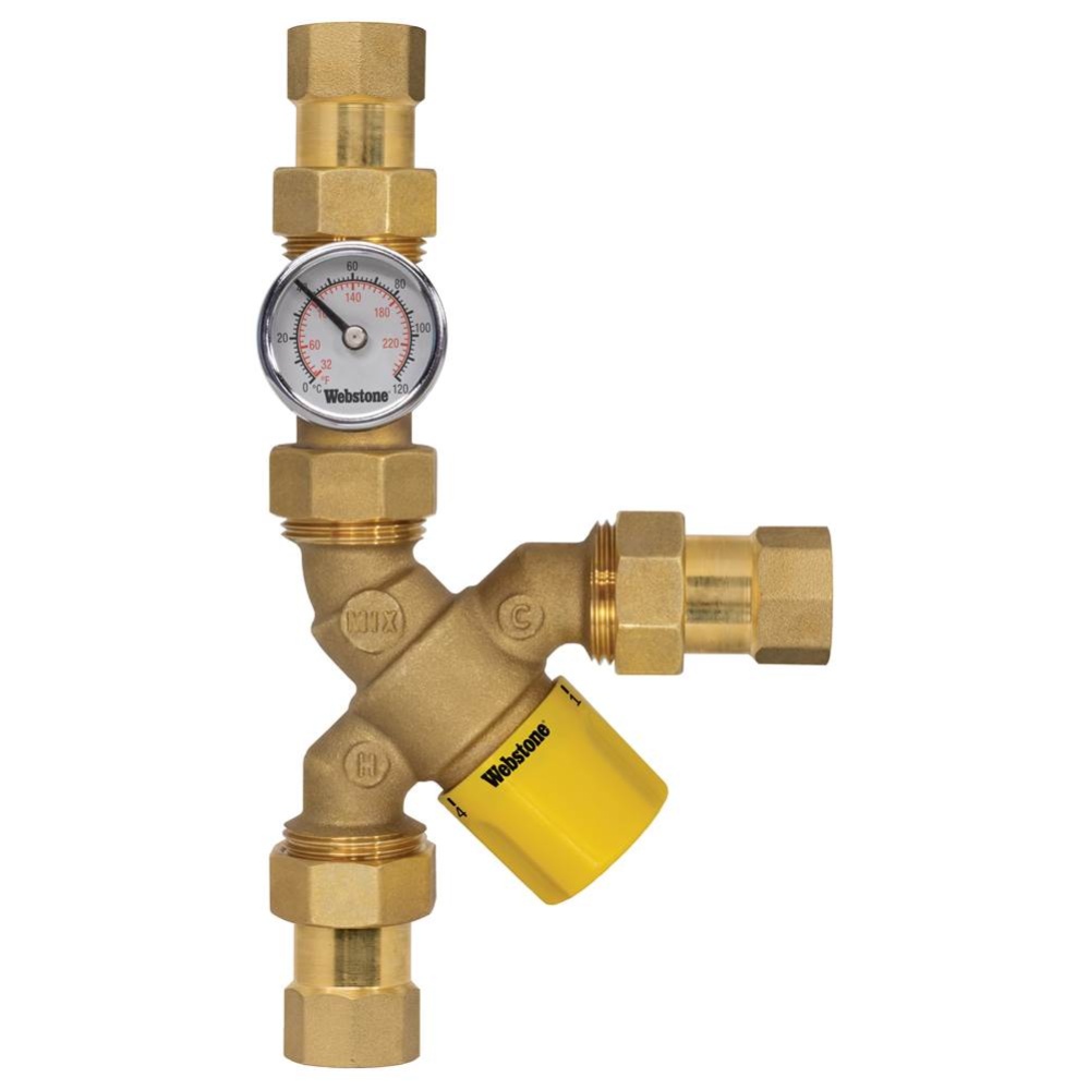 1 FIP Y-Tmv With Ck & Temp Gauge