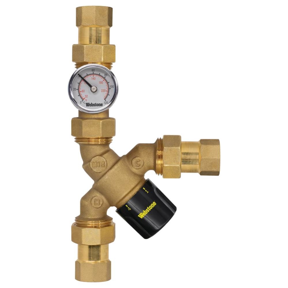 1 FIP Y-Tmv With Ck & Temp Gauge - 176 Max