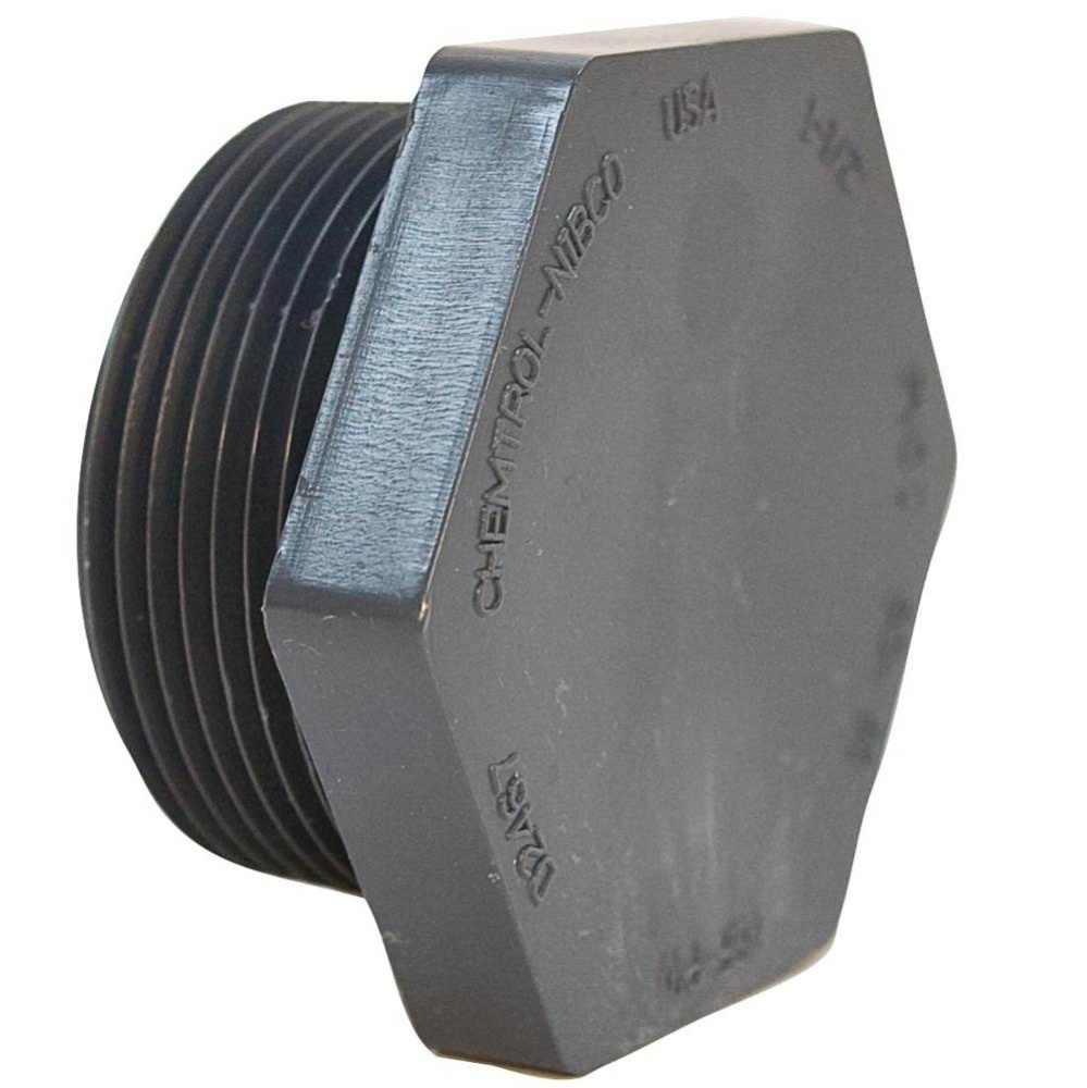 4516-4 3/4 THD PLUG PVC 80