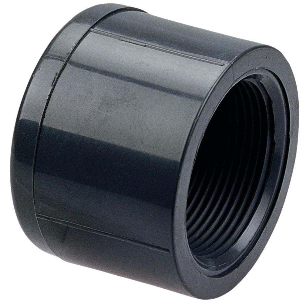 4517-3 1/2 THD CAP PVC 80