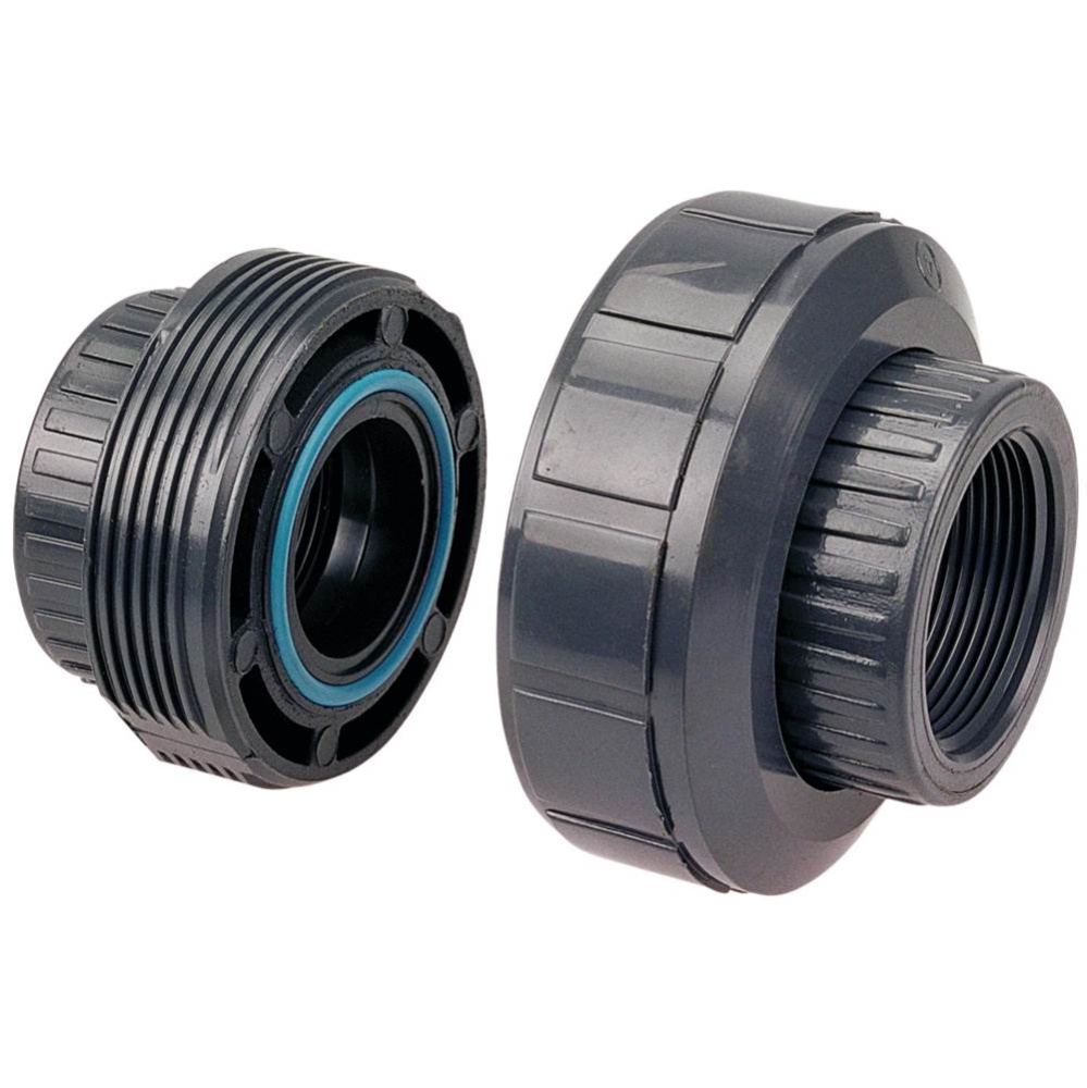 453333 2-1/2 THD UNION PVC 80/FKM