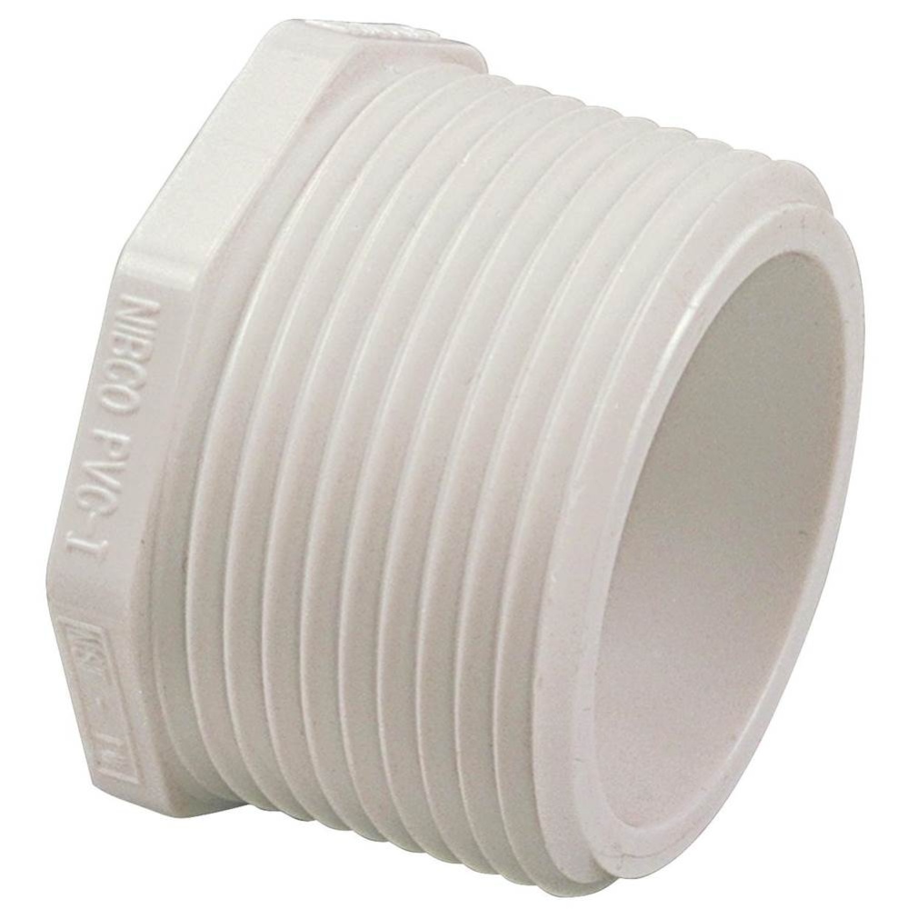450-005 1/2 MIPT PLUG PVC 40