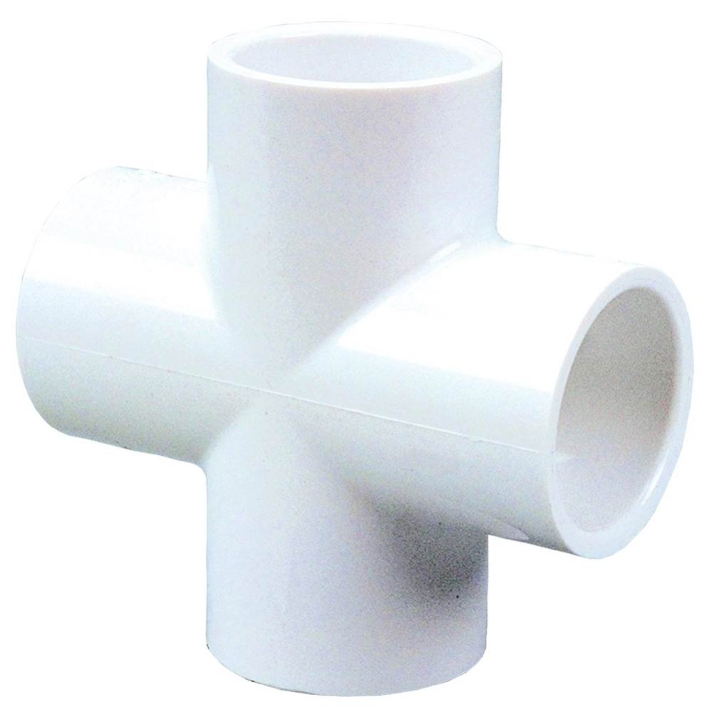 420-005 1/2 SLIP CROSS PVC 40