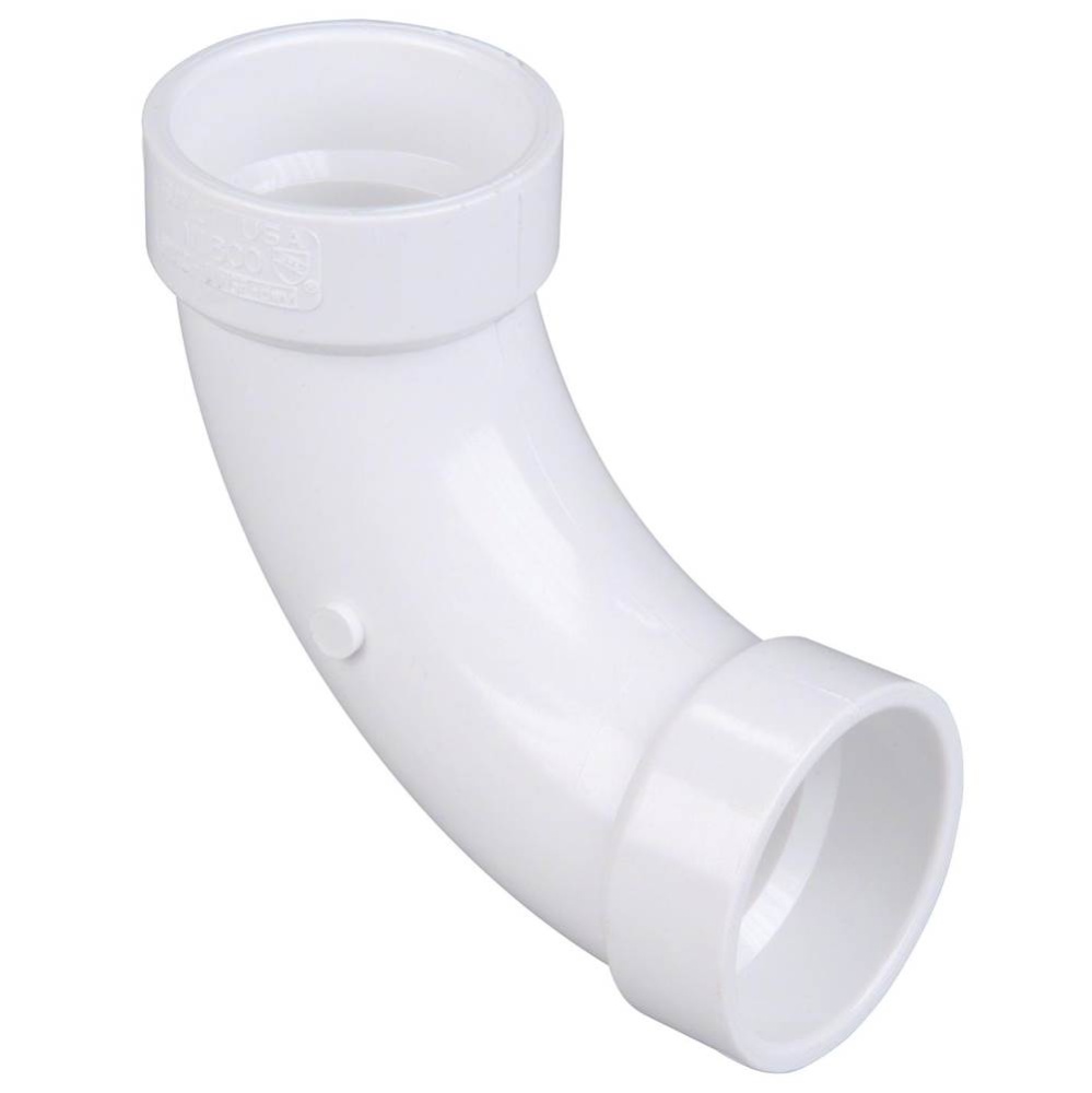 4807Lt 11/2 Hxh 90 Long Turn Elbow Pvc