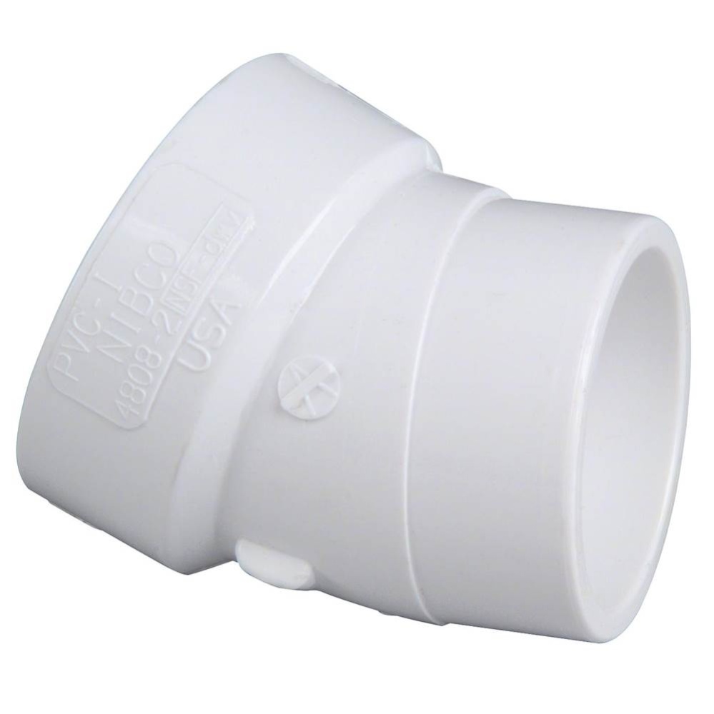 4808 2 HXH 22 1/2 ELBOW PVC