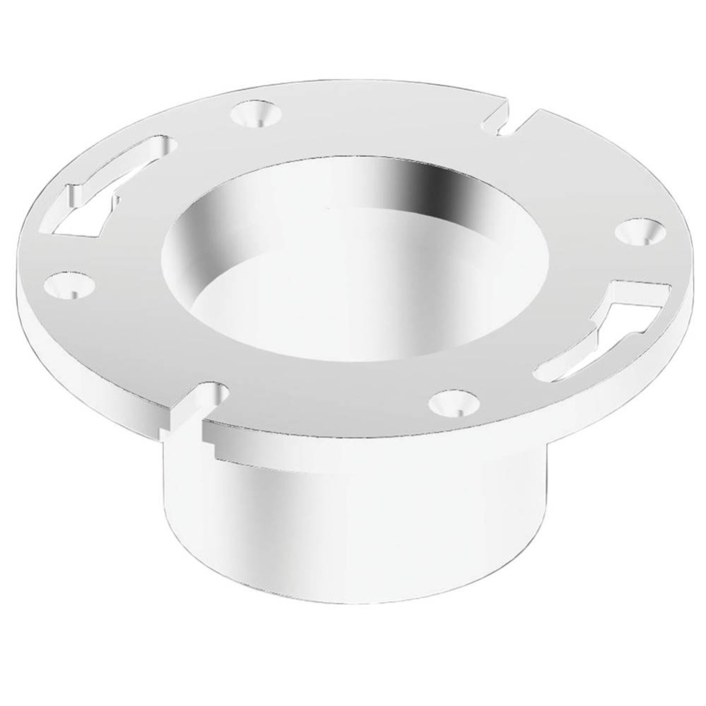 4853Ns Hub Fl Clos Flg Without Pipe Stop Pvc