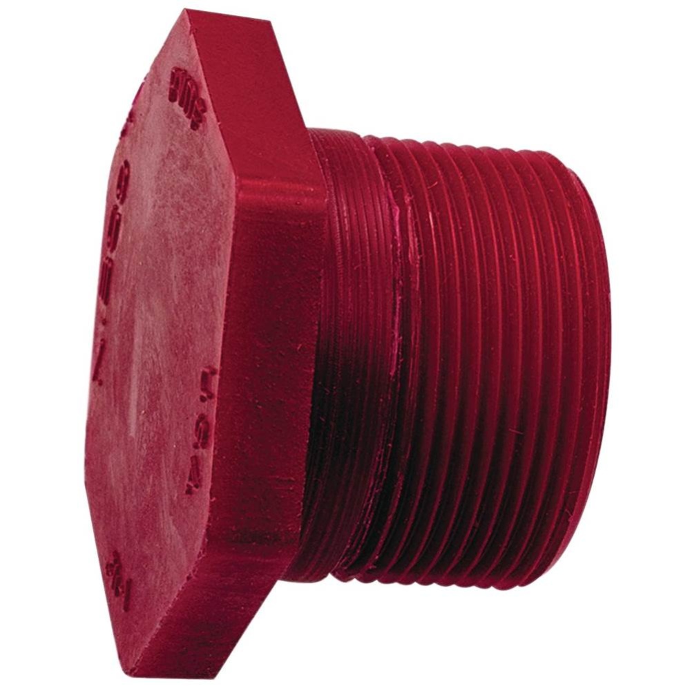 6516-4 1/2 THD PLUG PVDF HEX