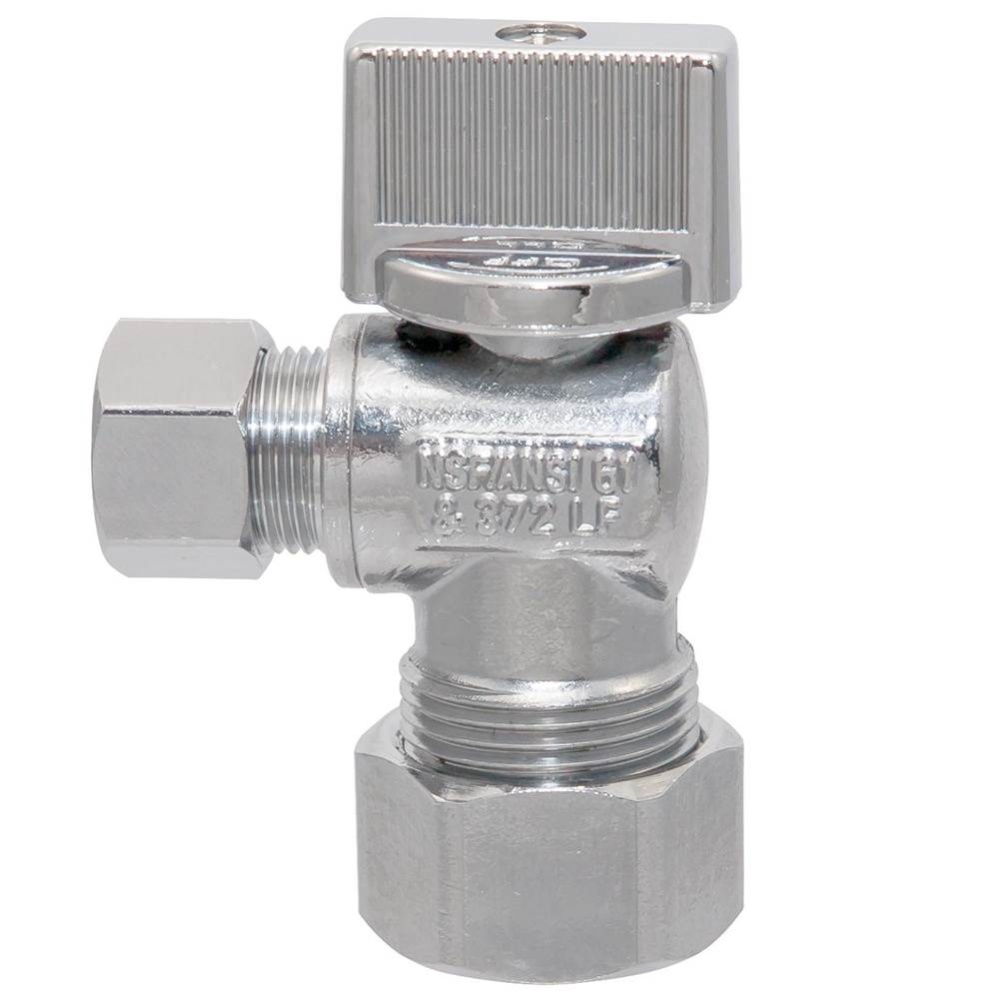 7145-LF ANGLE SUPPLY STOP 5/8ODX3/8OD