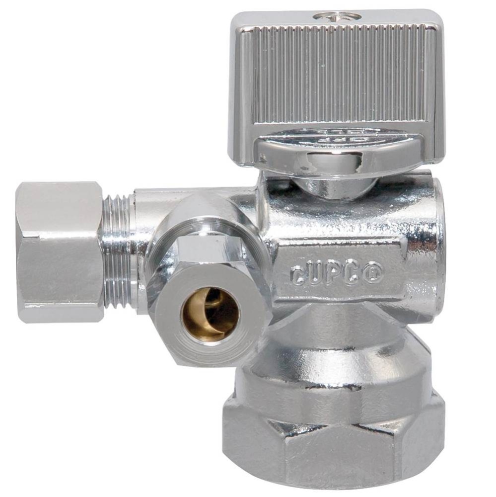 7155Dx-Lf Dual Outlet 1/2FIPx3/8Odx1/4Od