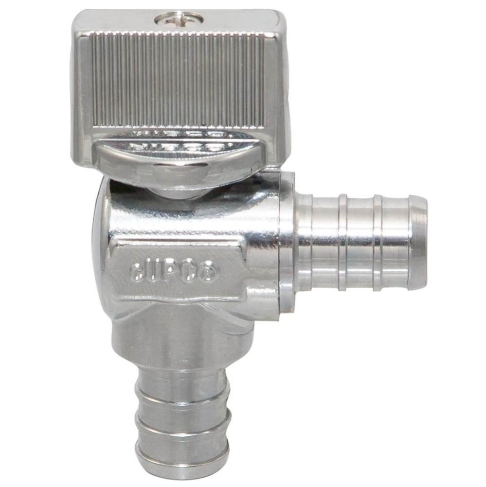 7165Pex-Lf Ang Sup Stop 1/2Pex X 1/2Pex