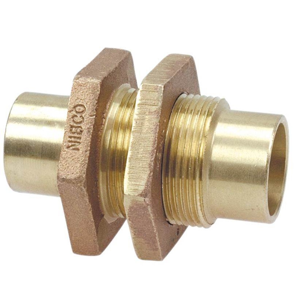 750 1 1/2 CXC BULKHEAD FITTING CAST