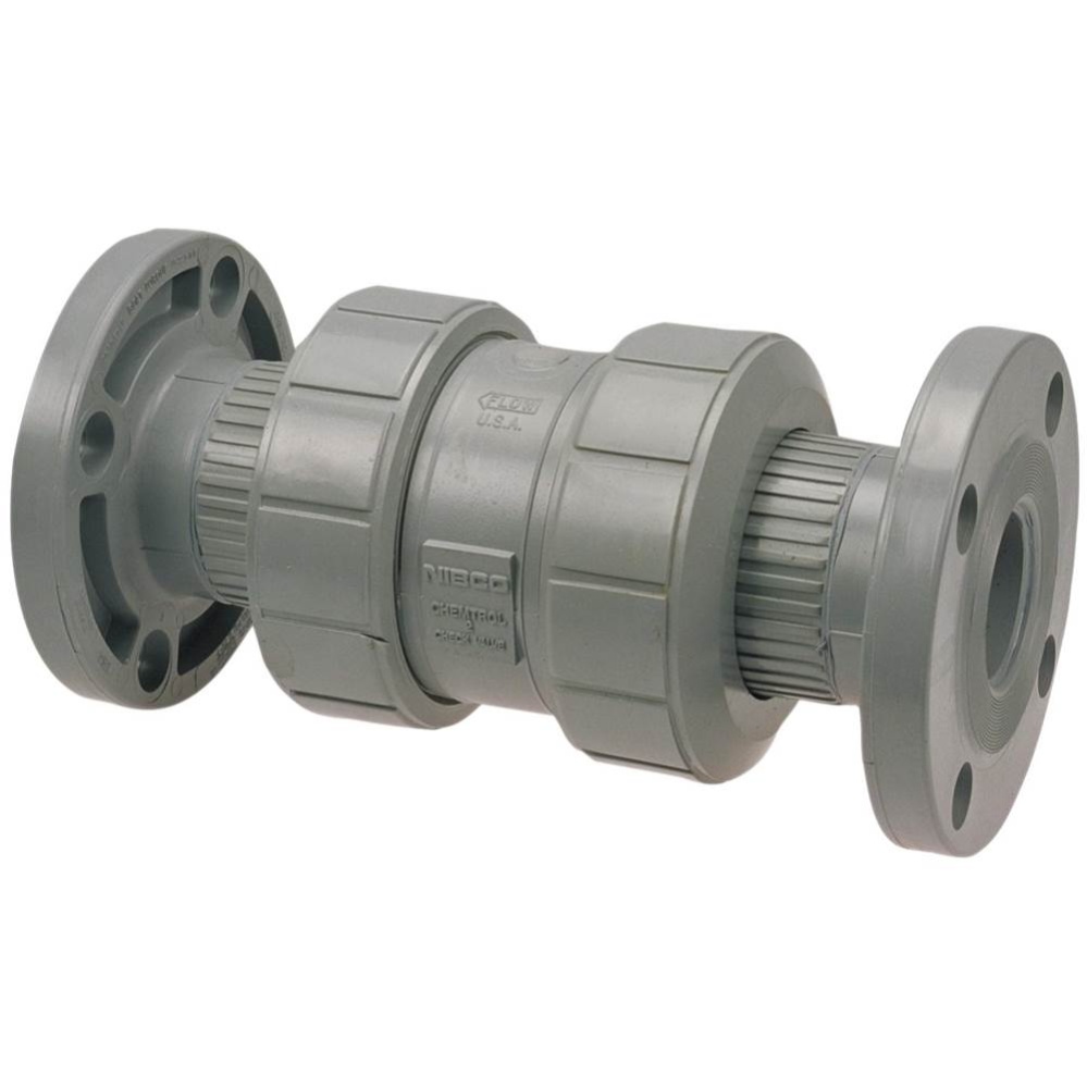 F51BC-V 11/2 FLG TU BALL CK FKM CPVC