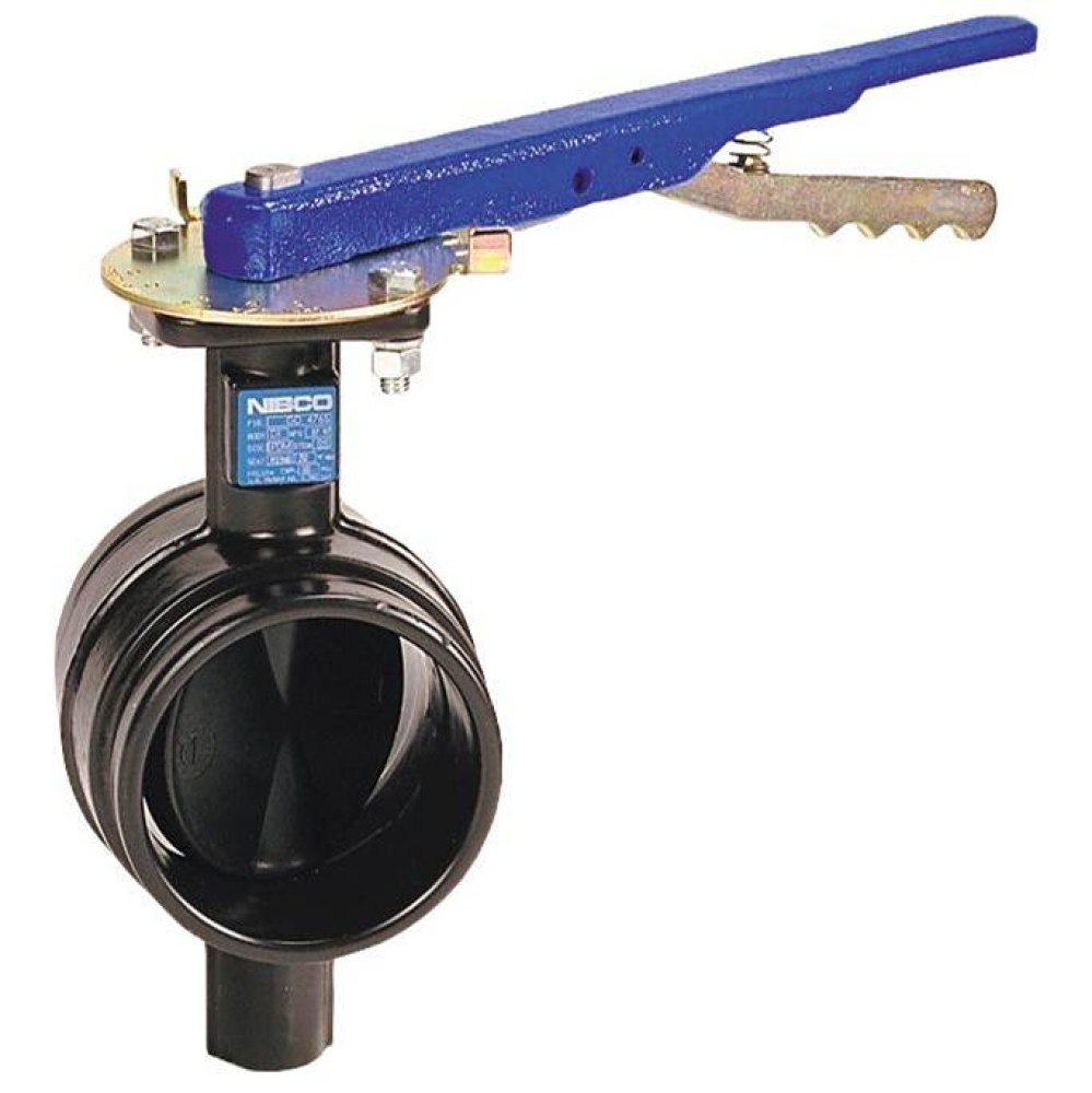 GD47650 21/2 GRV BFV BARE STEM DUCT IRON