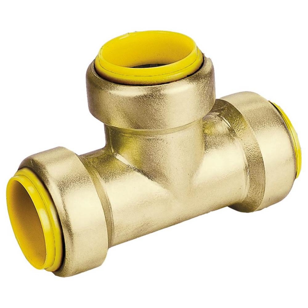 3/8 PRO-PUSH TEE LEAD FREE