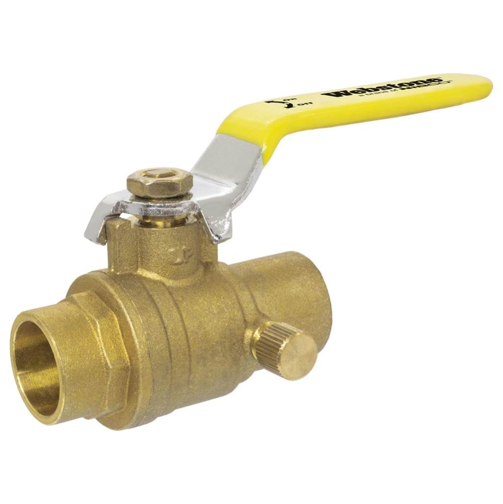 1/2 CXC LF FP BR BL VLV W/BLEEDER