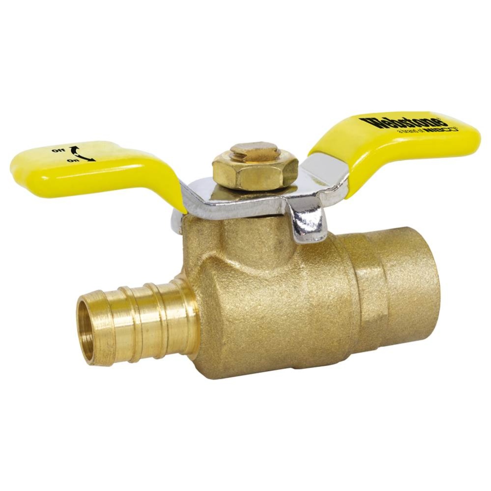 1/2 SWT X 1/2 PEX FF BR BL VLV W/WING