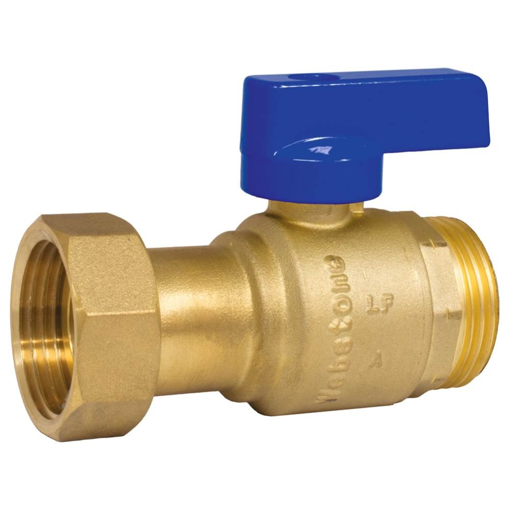 G1 UNION BALL VALVE W/CHECK BLUE