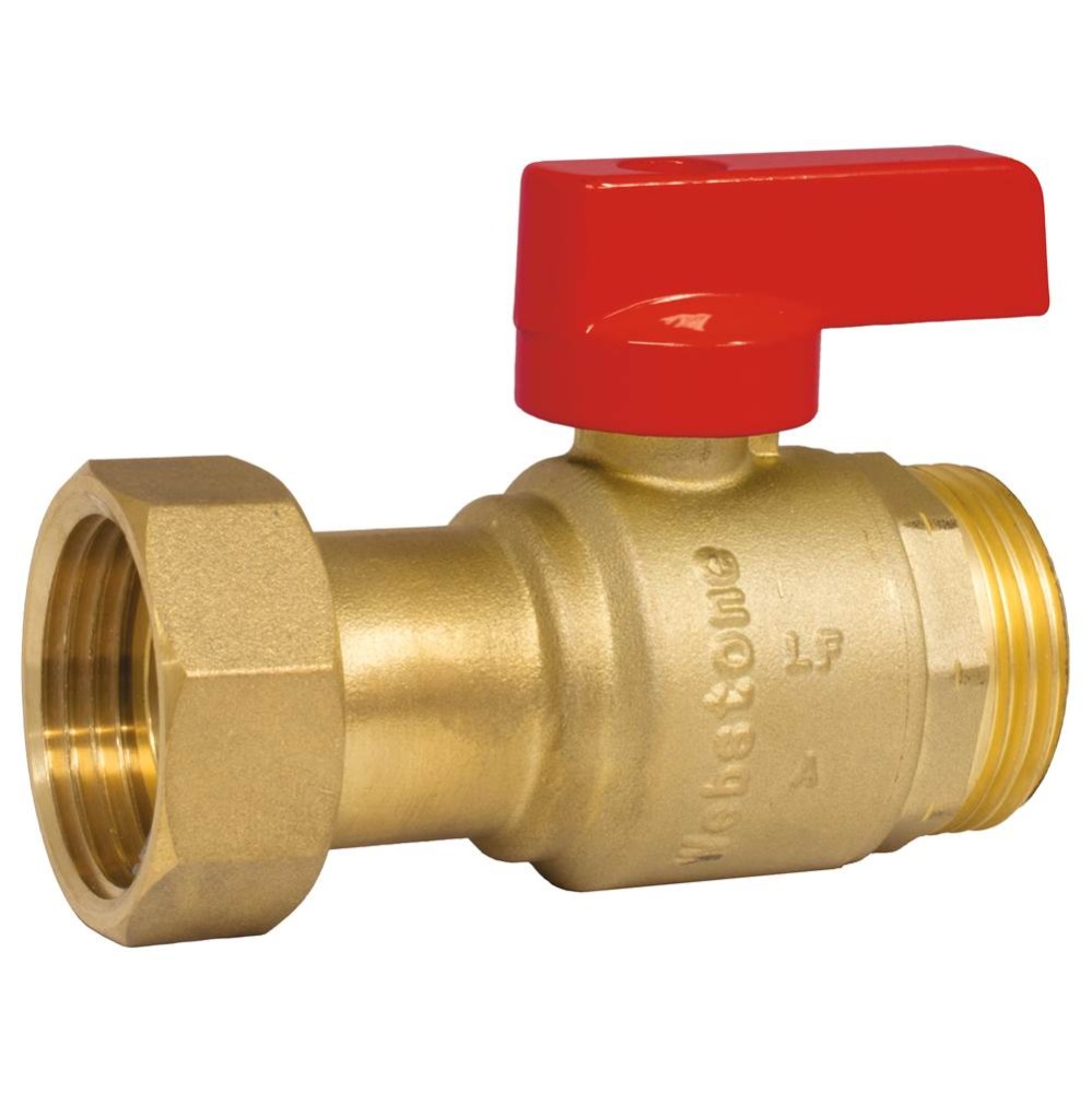 G1 Union Ball Valve With Check Red