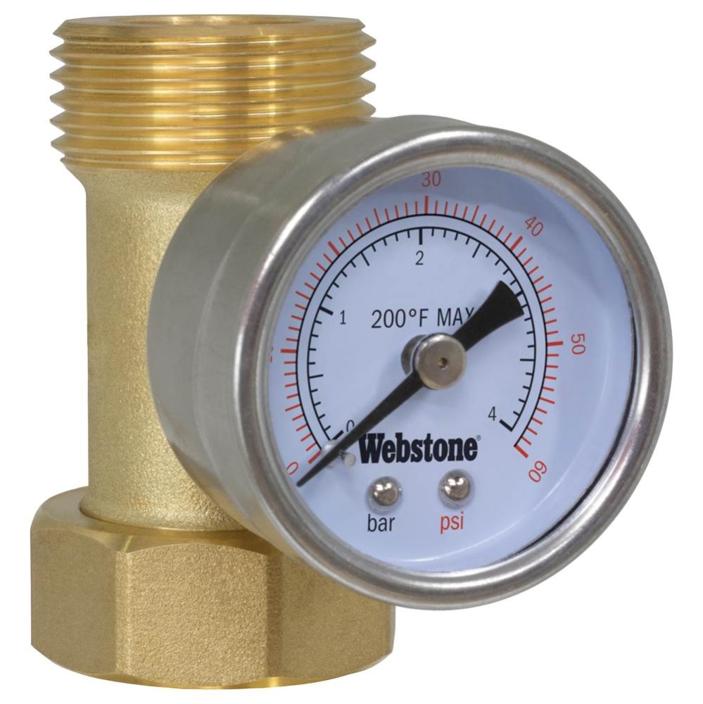 1 GFU x GMT PRSR GAUGE FTG (60PSI)