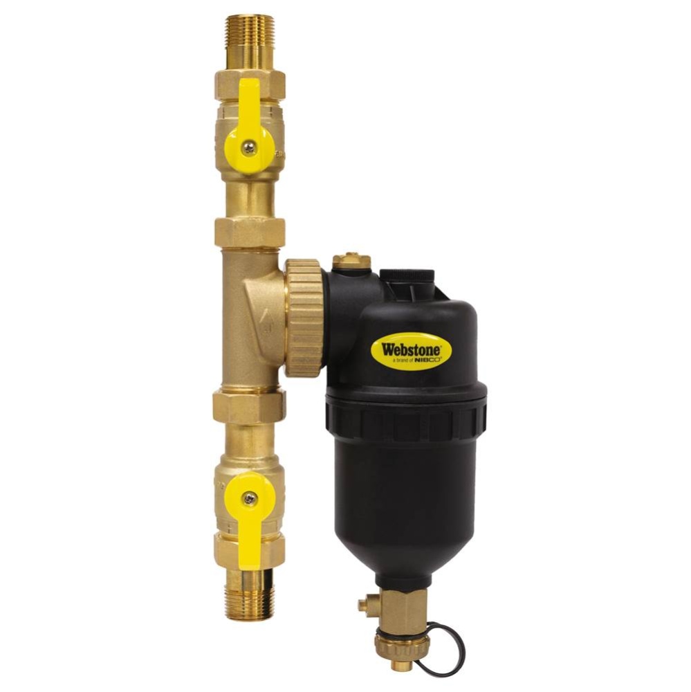 1 MIP BR MAG BOILER FILTER W ISO VLVS