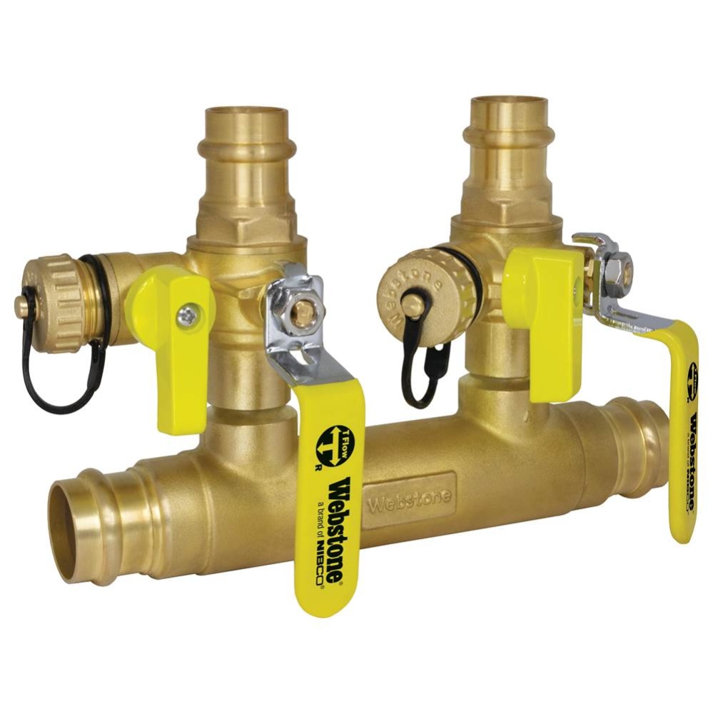 1-1/4 X 1 PRS Double Ball Drain Manifold